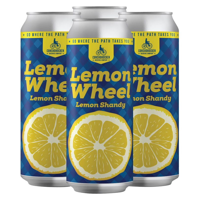 Conshohocken Lemon Wheel Lemon Shandy 4pk 16oz Can 5% ABV