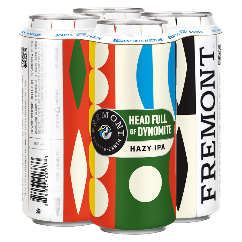Fremont Brewing Rotating IPA Series - Head Full of Dynomite 4pk 16oz Can