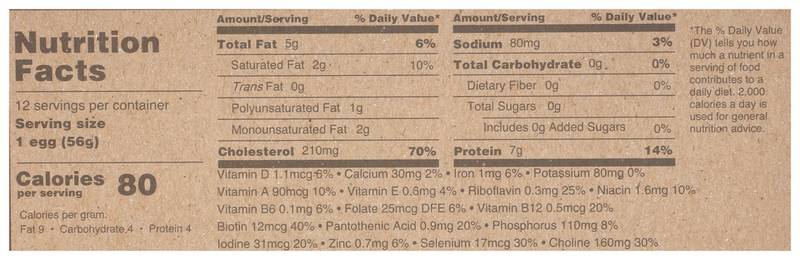 Vital Farms Pasture-Raised Extra Large Eggs - 12ct 