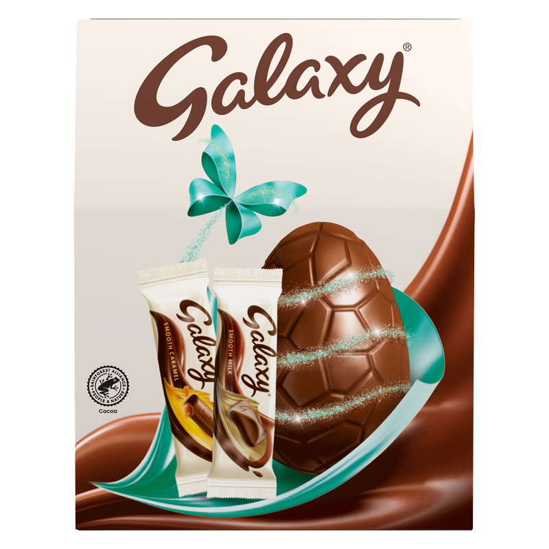 Galaxy Indulgence XL Easter Egg Milk Chocolate Bar, 268g