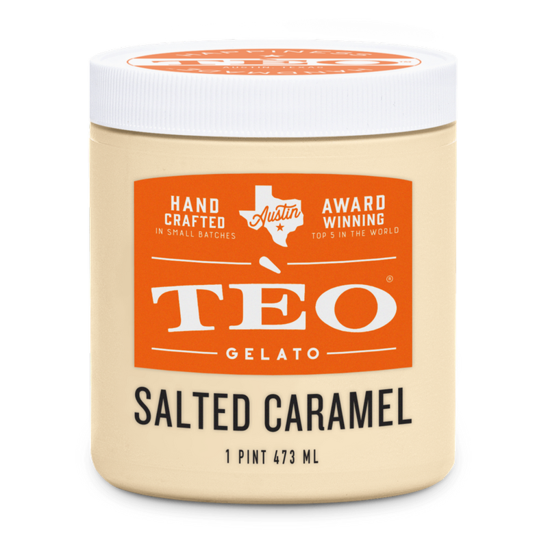 Tèo Gelato Salted Caramel Gelato, 16 oz