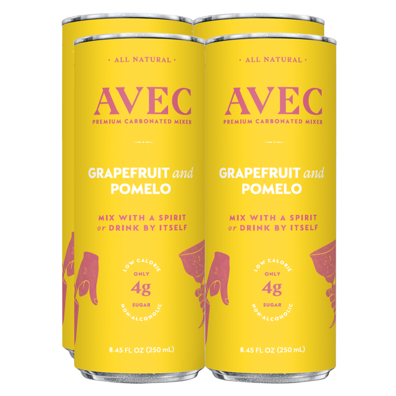 AVEC Grapefruit and Pomelo 8.5oz 4pk