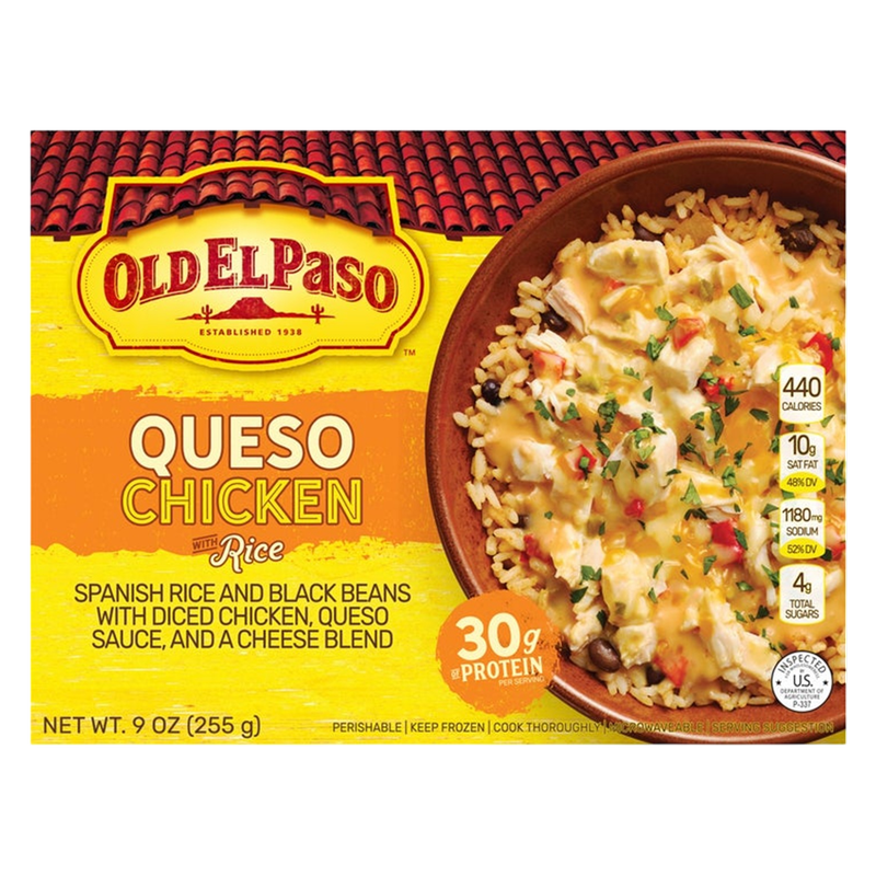 Old El Paso Queso Chicken with Rice Bowl 9oz