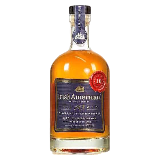 Irish American 10 Yr Single Malt Irish Whiskey 750ml