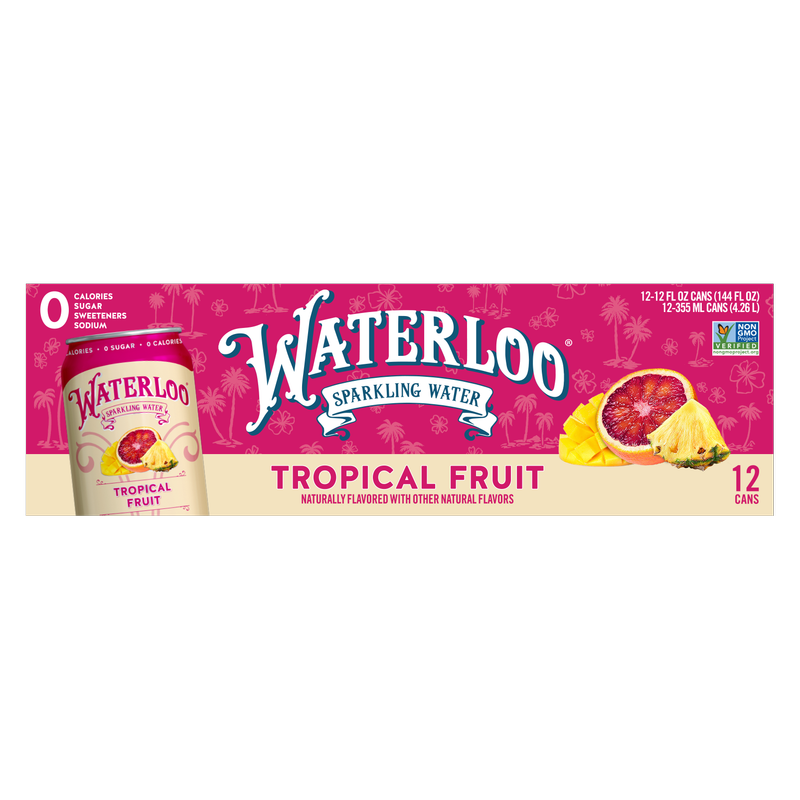 Waterloo Tropical Fruit 12pk 12oz Can