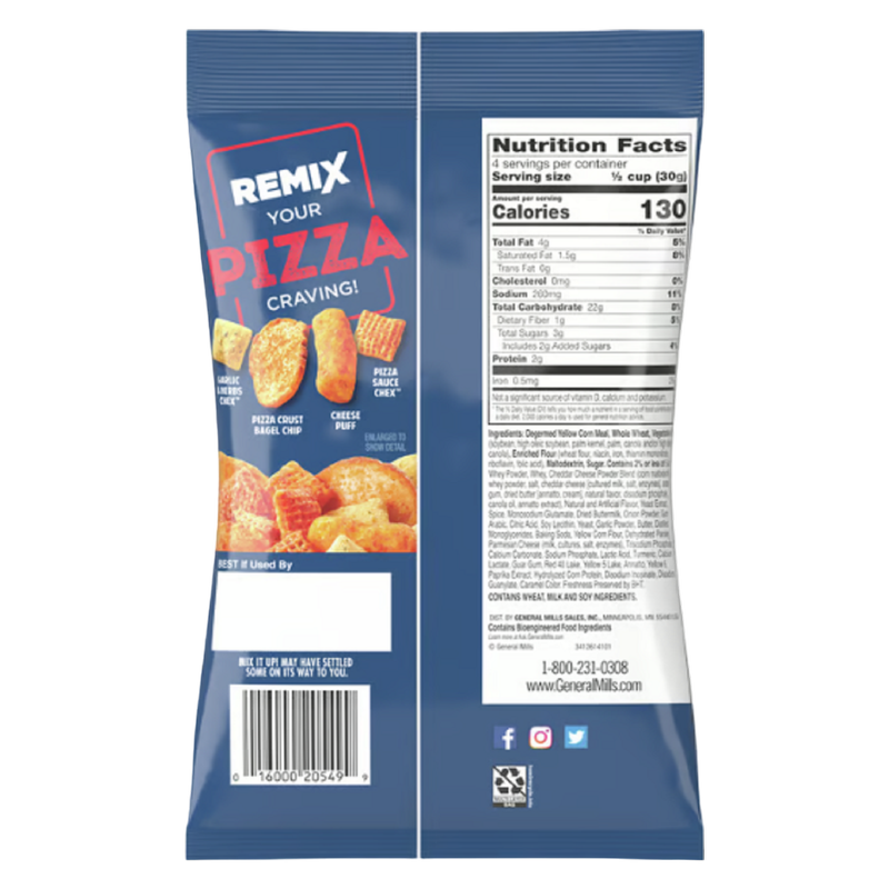 Chex Mix Cheesy Pizza Snack Mix, 4.25oz