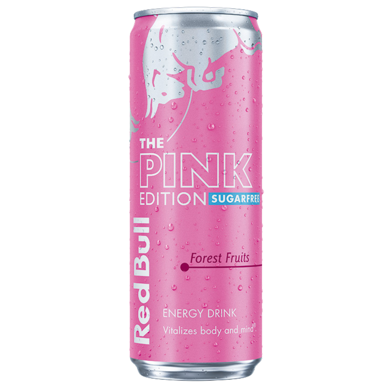 Red Bull Energy Drink Sugar Free Pink Edition Forest Fruits, 250ml