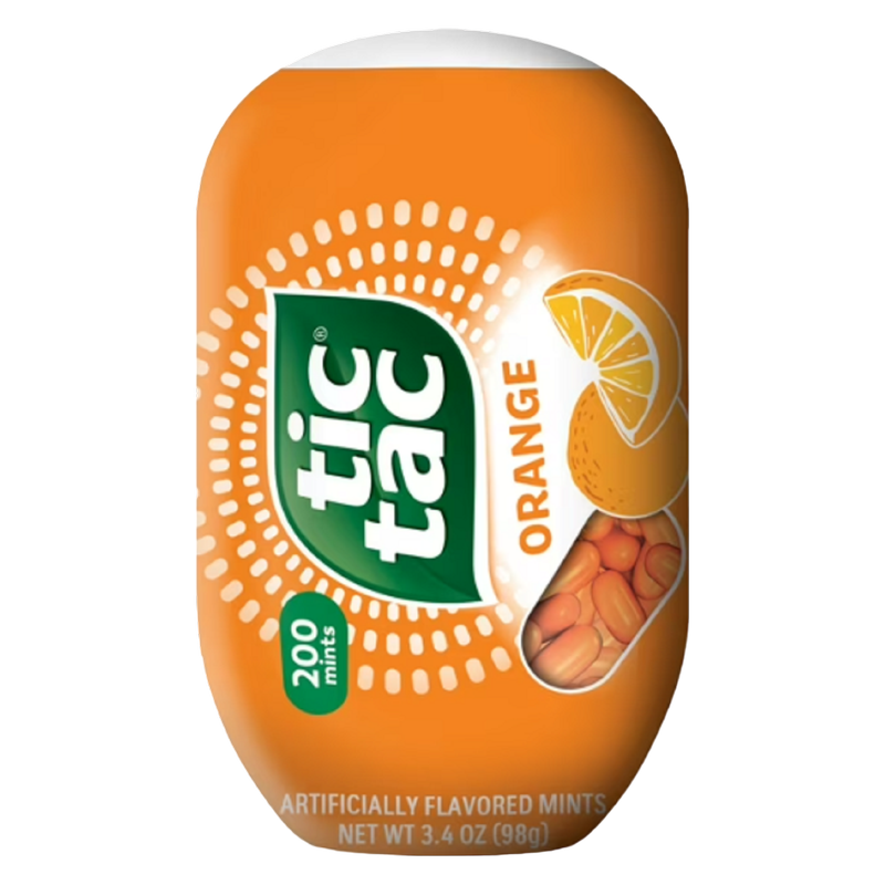 Tic Tac Orange Breath Fresheners, 3.4oz