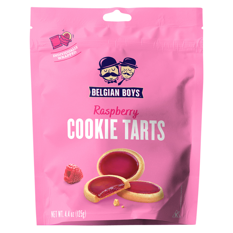 Belgian Boys Raspberry Cookie Tarts 4.4oz