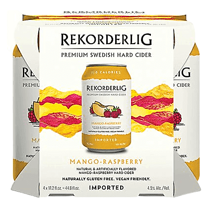 Rekorderlig Mango-Raspberry Hard Cider 4pk 300ml Can