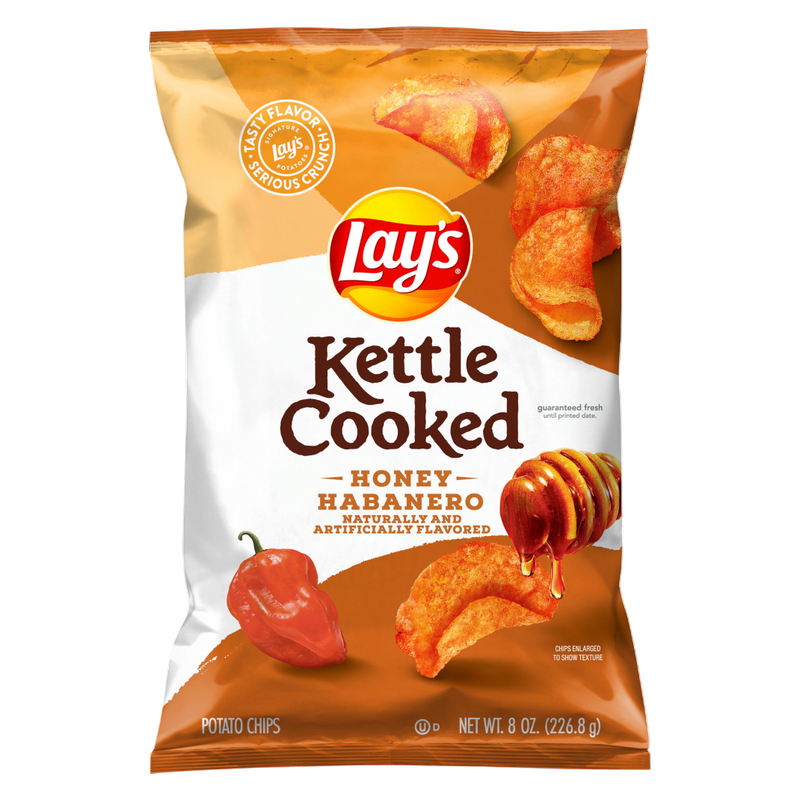 Lay's Kettle Honey Habanero Potato Chips, 8oz