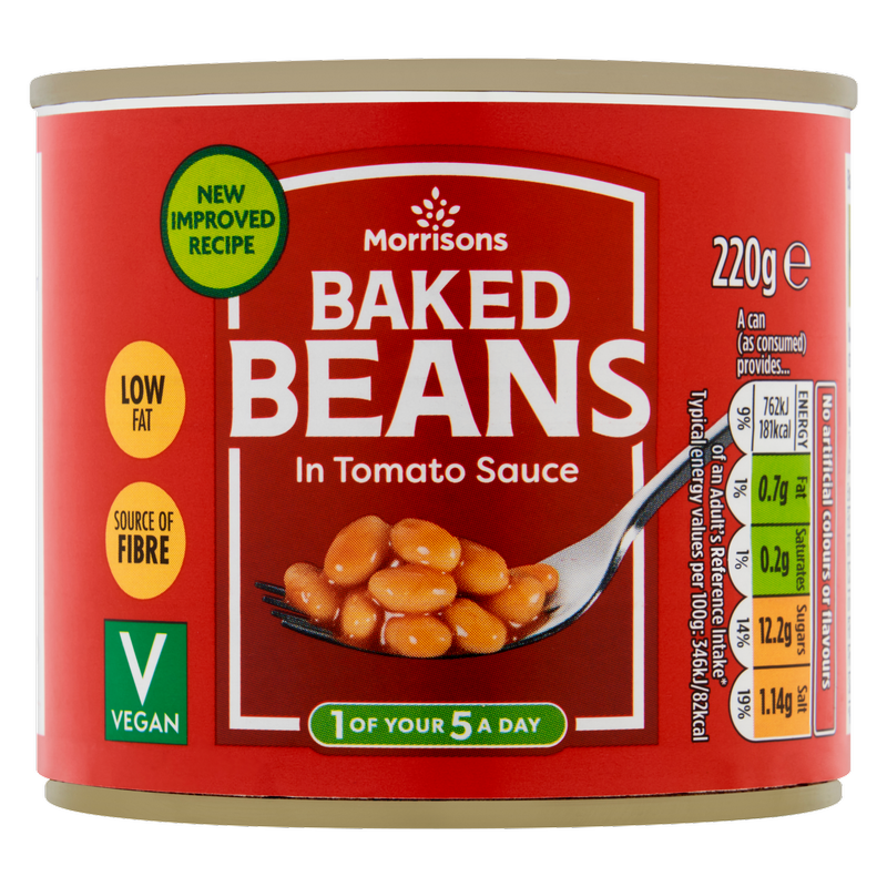 Morrisons Baked Beans in Tomato Sauce, 220g