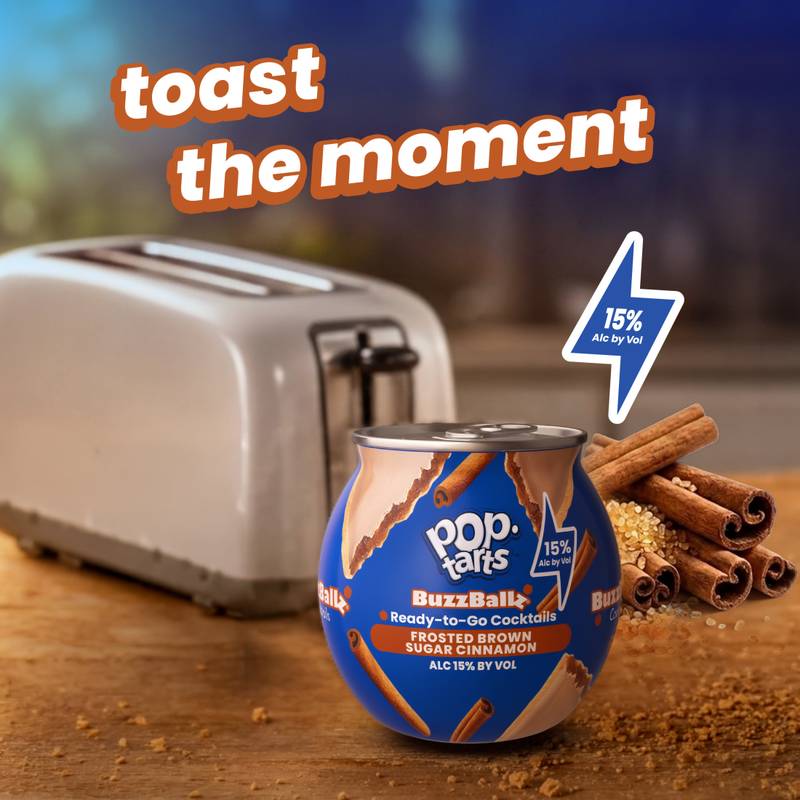 BuzzBallz PopTarts Brown Sugar Cinnamon 200ml