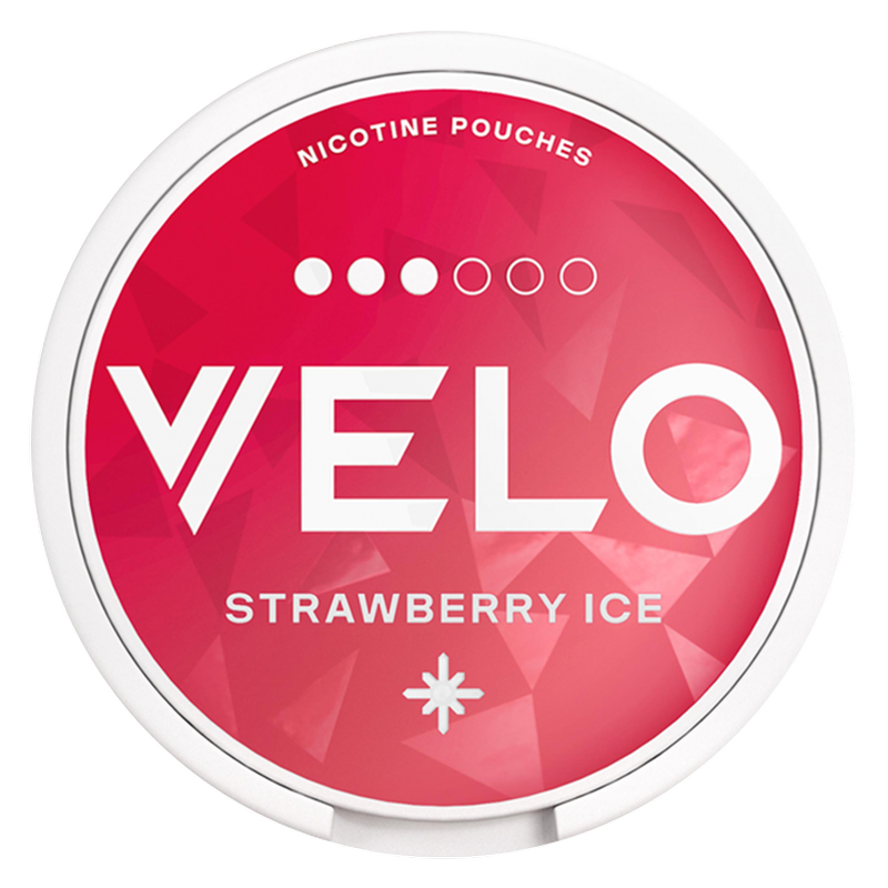 Velo Strawberry Ice Nicotine Pouches (10mg), 20pcs