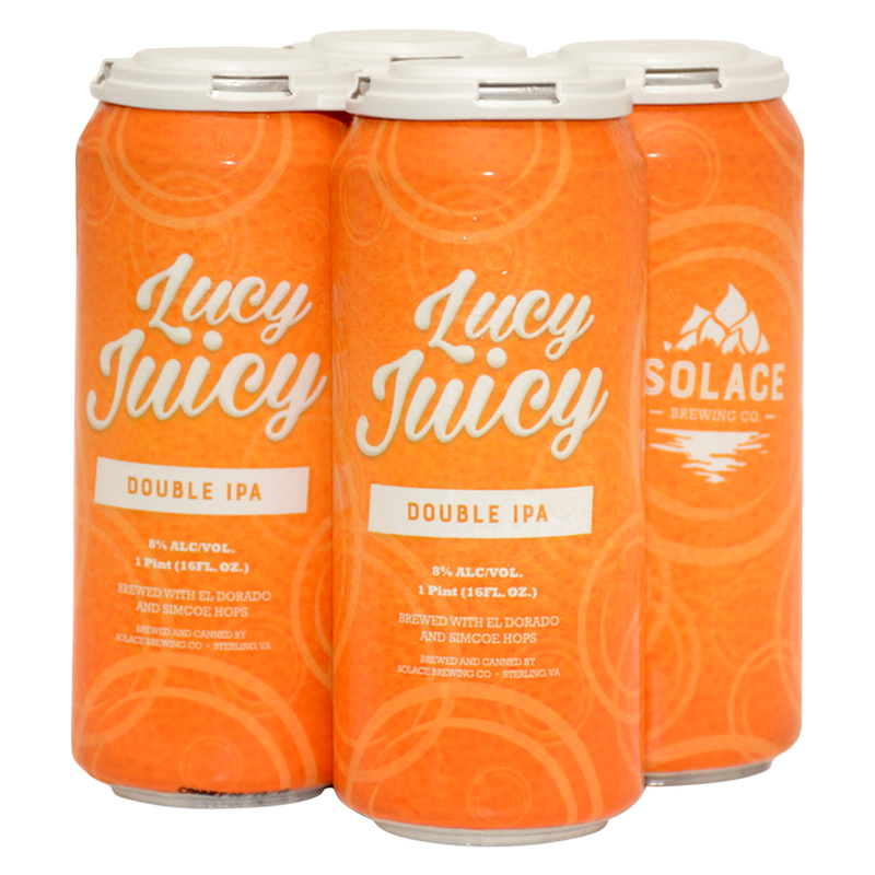 Solace Lucy Juicy DIPA 4pk 16oz Can 8.0% ABV
