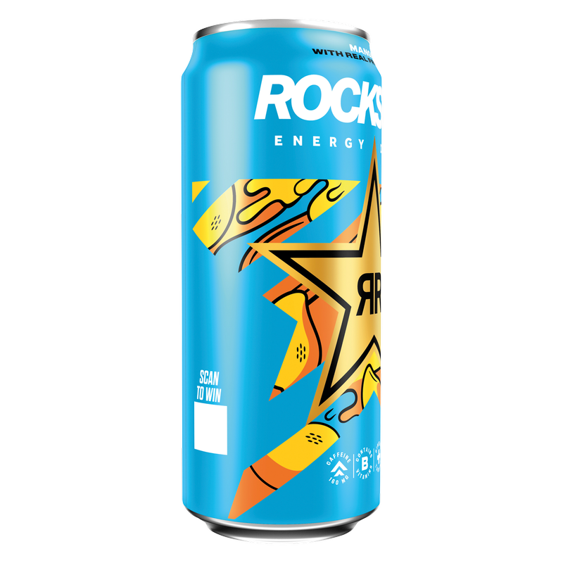 Rockstar Energy Drink Mango, 500ml