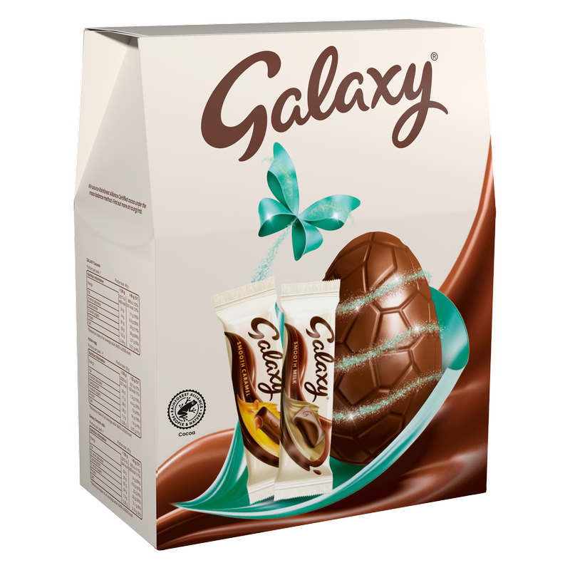 Galaxy Indulgence XL Easter Egg Milk Chocolate Bar, 268g
