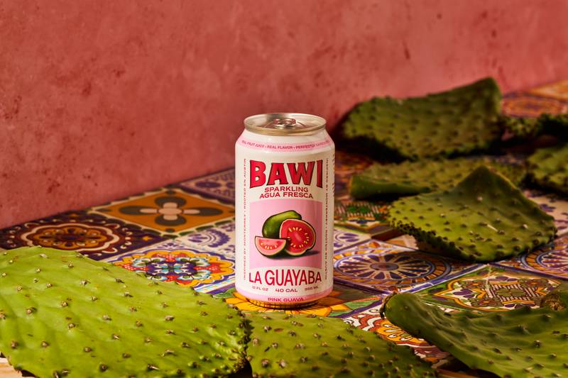 Bawi Pink Guava Agua Fresca 12oz Can