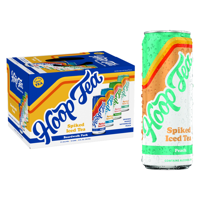 Hoop Tea Boardwalk Variety 12pk 12oz 5% ABV Cans 
