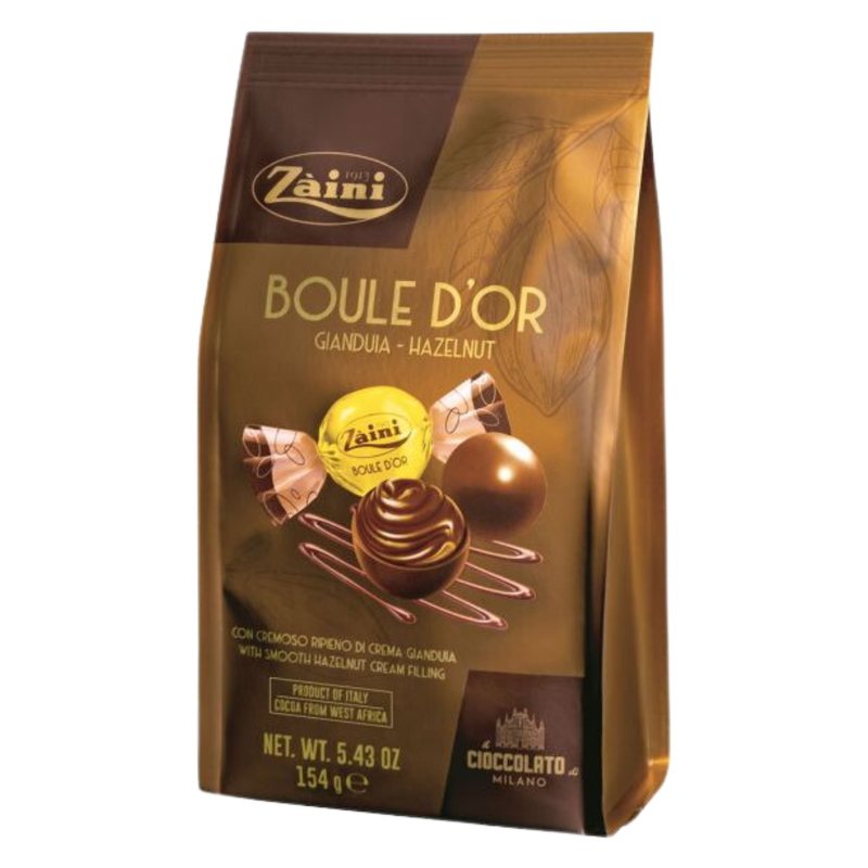 Zaini Boule D'Or Gianduia Chocolate Bag, 154g