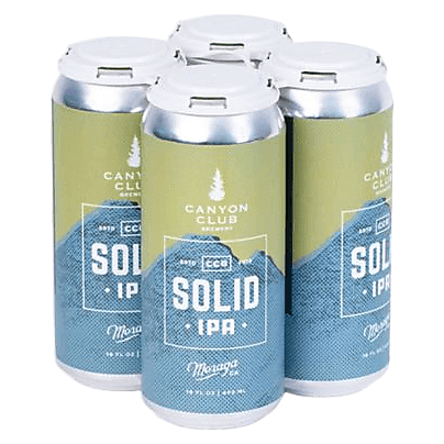 Canyon Club Brewery Solid IPA (4PKC 16 OZ)