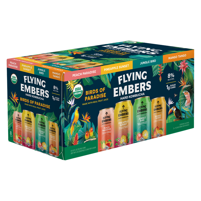 Flying Embers Birds of Paradise Variety 8pk 12oz Can 8% ABV