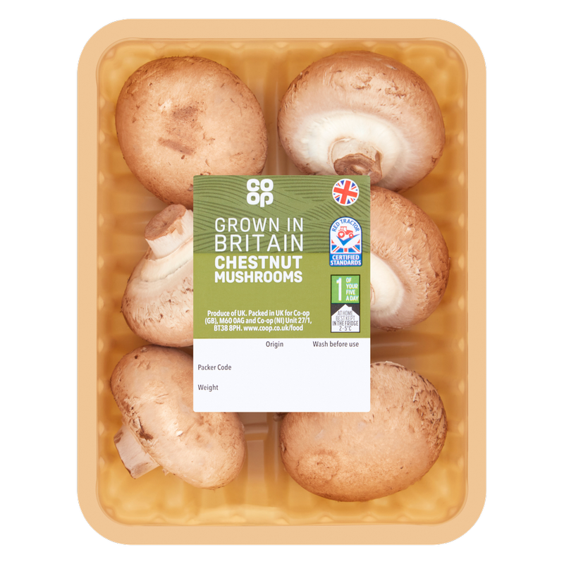 Co-op Chestnut Cap Mushrooms, 200g