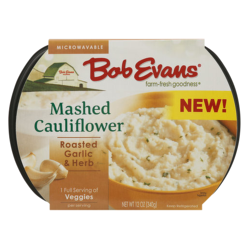 Bob Evans Roasted Garlic & Herb Mashed Cauliflower - 12oz