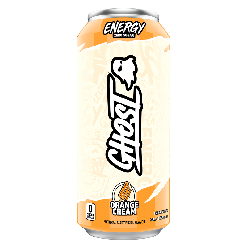 GHOST® Energy Orange Cream 16oz Can