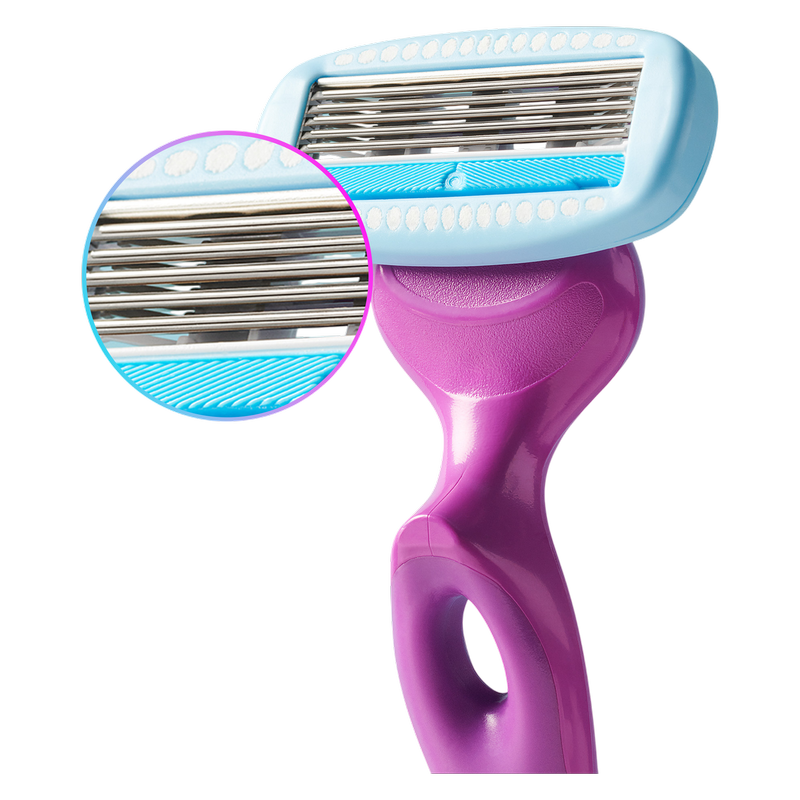 Schick Hydro Silk Five Blade Razor for Women and 2 Razor Refills