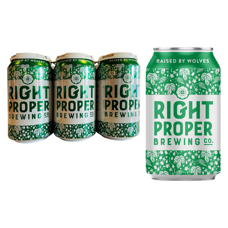 Right Proper Raised by Wolves Pale Ale 6pk 12oz Can 5.0% ABV