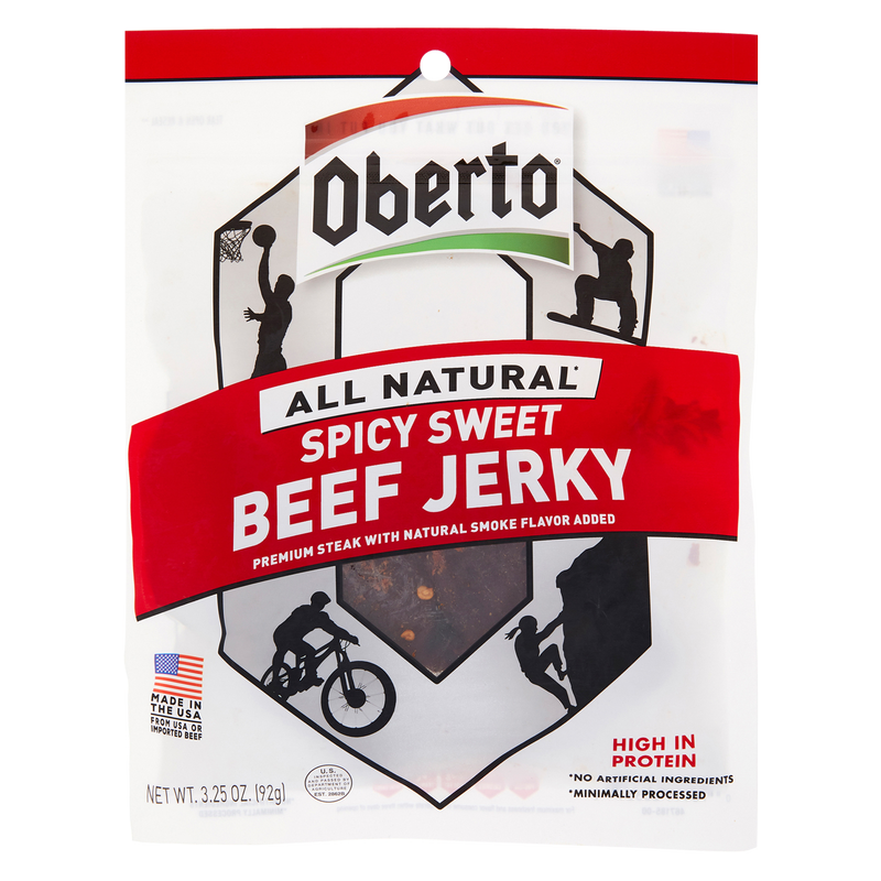 Oberto All Natural Spicy Sweet Beef Jerky 3.75oz