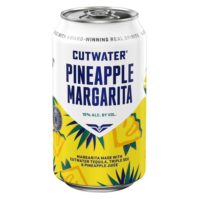 Cutwater Pineapple Margarita 4pk 12oz Can 10% ABV