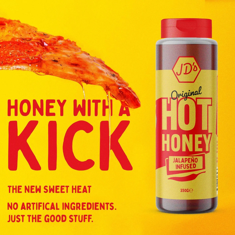 JD's Hot Honey Original, 350g