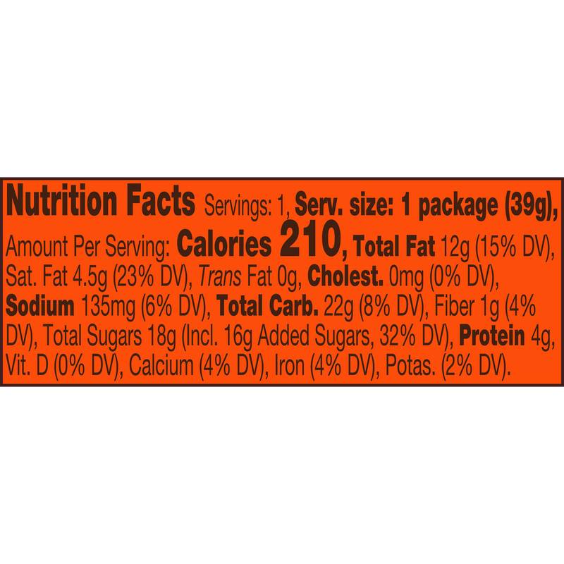REESE'S White Creme Peanut Butter Cups, Candy Pack, 1.39 oz