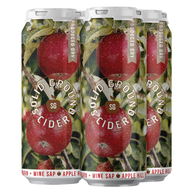 Solid Ground Brewing Heritage Series Hard Cider 4pk 16oz Cans