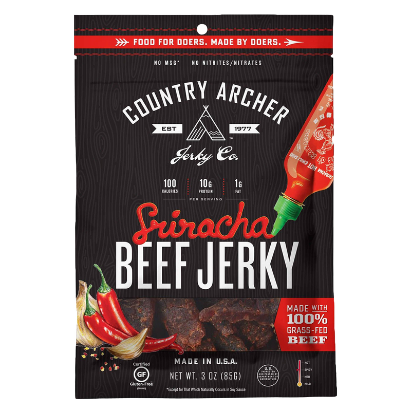 Country Archer Sriracha Beef Jerky 3oz