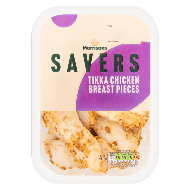 Morrisons Savers Cooked Chicken Tikka Breast Slices, 210g
