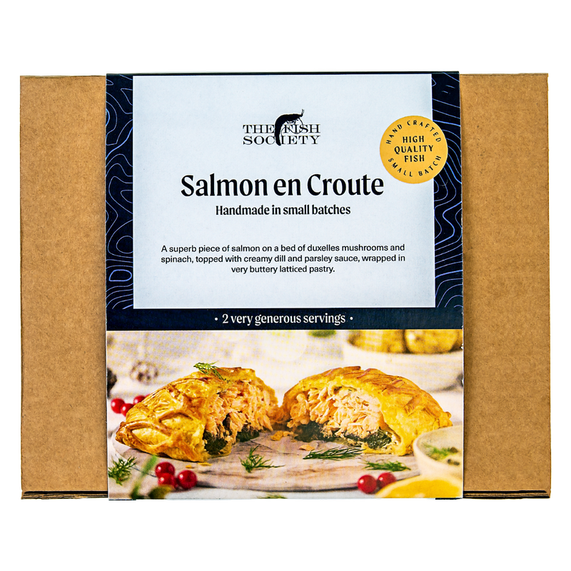 The Fish Society  Salmon En Croute, Serves 2 - Frozen, 400g