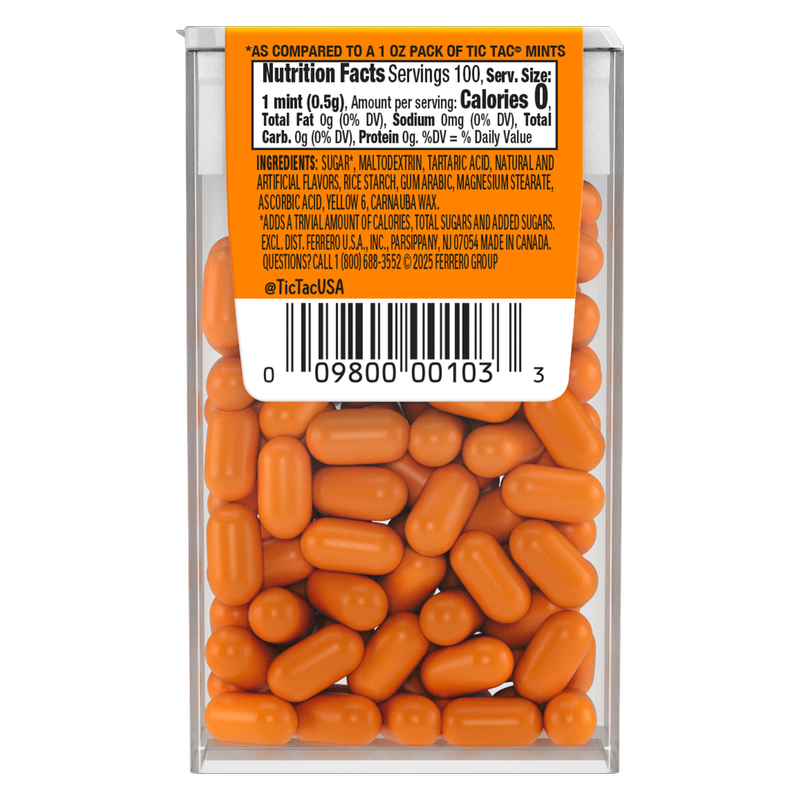 Tic Tac Orange, 1.7oz