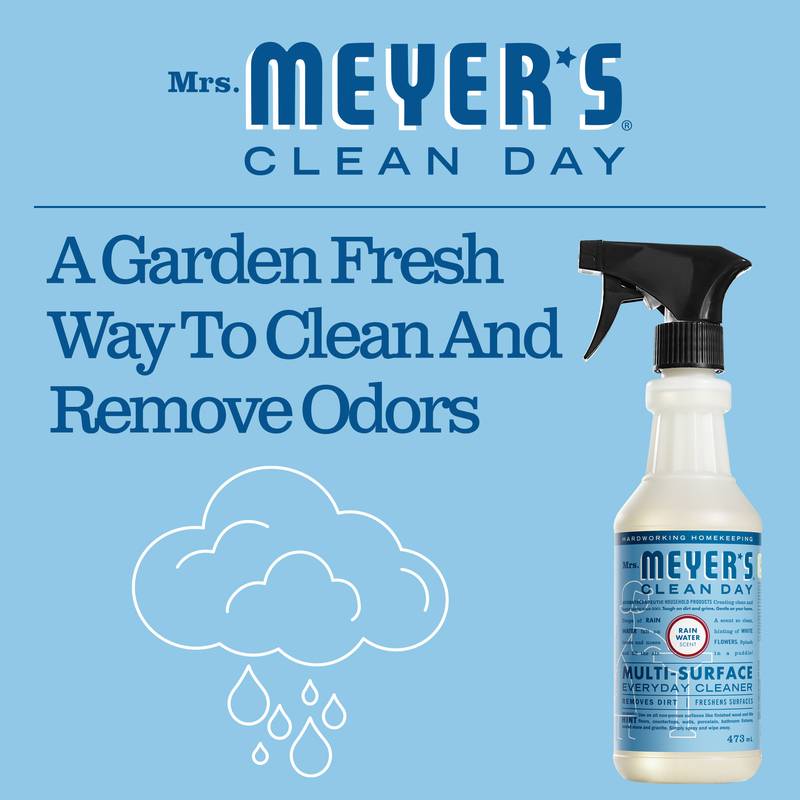 Mrs. Meyer's Multi-Surface Everyday Cleaner, Rain Water, 16oz