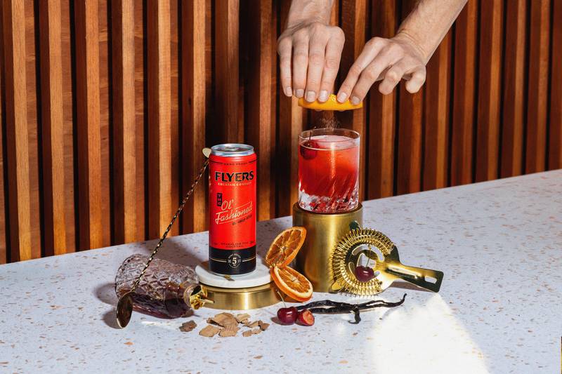 Flyers THC Ol' Fashioned House 5mg THC Cocktail 4pk 12oz Can