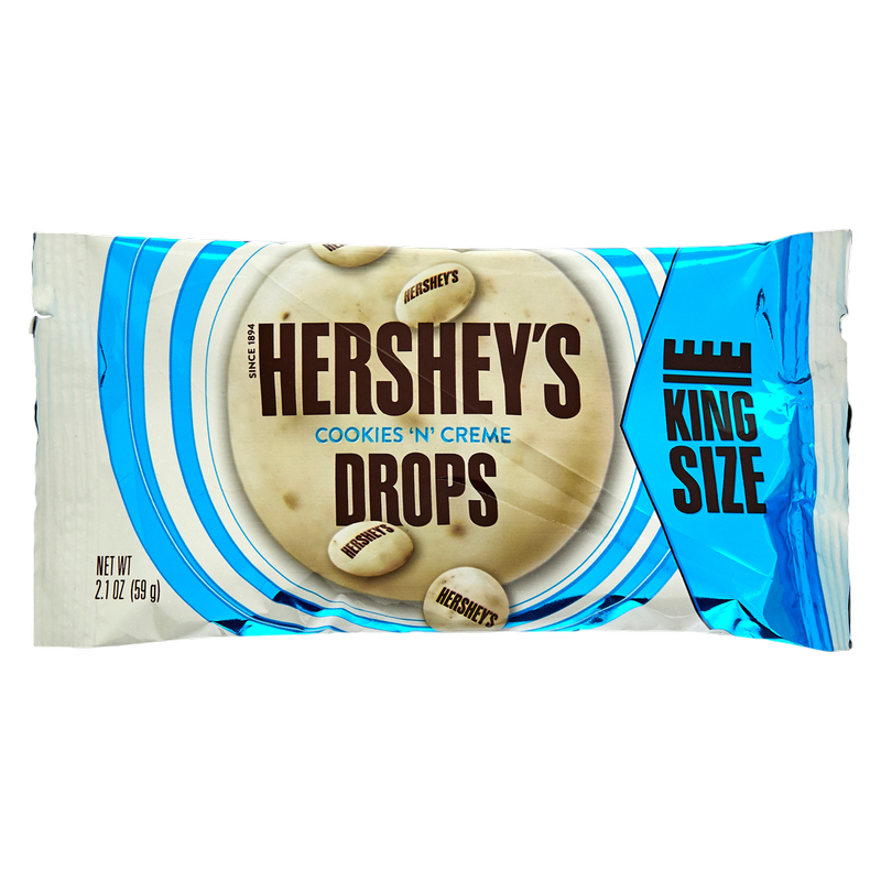 Hershey's Drops Cookies & Creme King Size 2.1oz