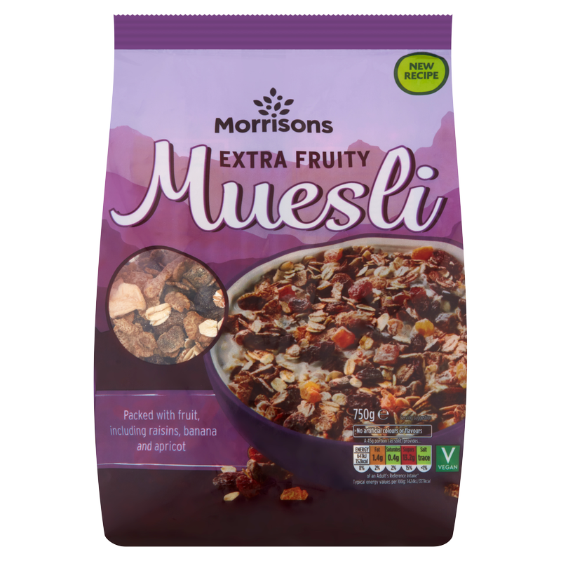 Morrisons Extra Fruity Muesli, 750g