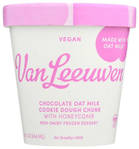 Van Leeuwen Vegan Chocolate Oat Milk Cookie Dough Chunk 14oz