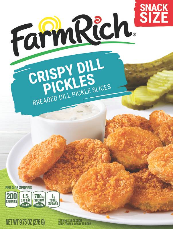 Farm Rich Crispy Dill Pickles, 9.75oz