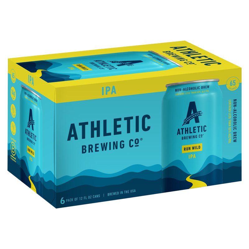 Athletic Brewing Co. Run Wild Non-Alcoholic IPA 6pk 12oz