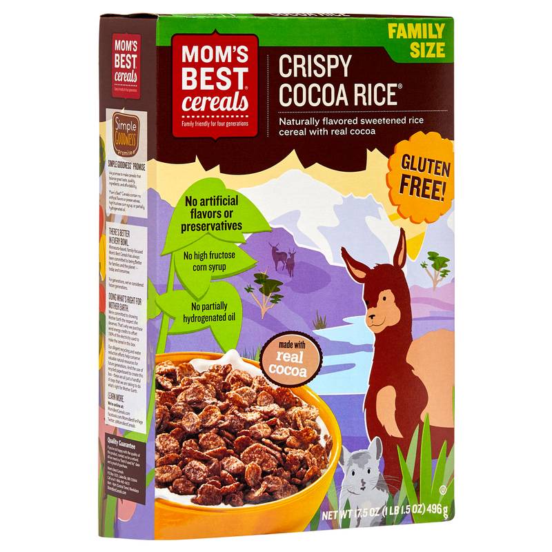Mom's Best Cereal Crispy Cocoa Rice 17.5oz