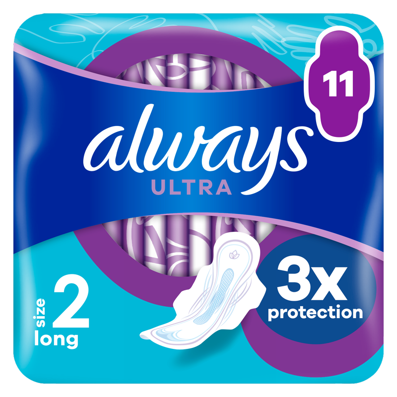 Always Ultra Long Size 2 Pads, 11pcs