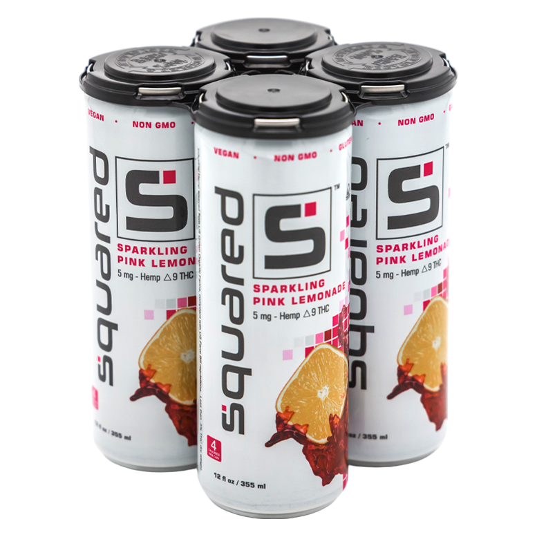 Squared Sparkling Pink Lemonade 5mg THC Soda 24pk 12oz Can